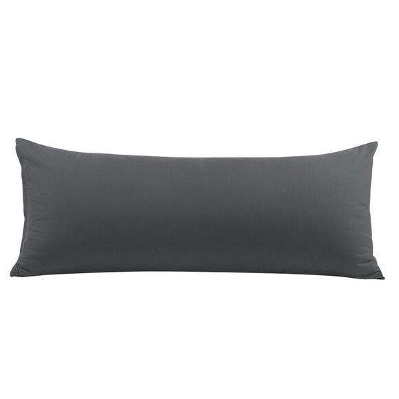 Pillowcase with Zipper Closure Soft Long Pillow Cases for Body Pillows Grey - Picture 1 of 6